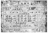 珍贵的菜金收据